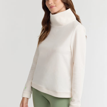 Park Slope Turtleneck in Vello Fleece by Dudley Stephens