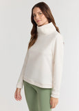 Park Slope Turtleneck in Vello Fleece by Dudley Stephens