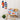 Blue Striped Picket Fish Hook Pillow