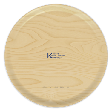 Holiday Buoys Large Round Wooden Tray