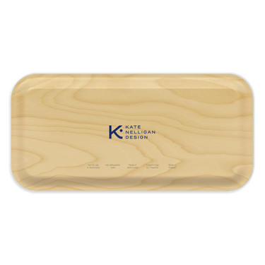 Waves Small Wooden Tray