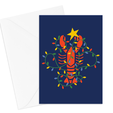 Lobster Lights Card
