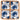 Navy Crabs Mango Wood 4 Sectioned Tray