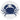 Navy Crab Ceramic Coaster