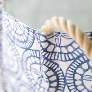 Indigo Sand Dollar Medium Tote by Sea Bags
