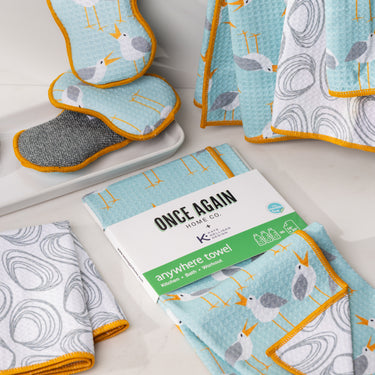 Seagulls REcycled REusable Kitchen Towels