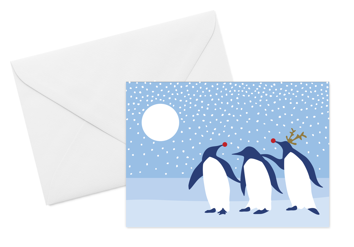 Arctic Antics Penguins Card