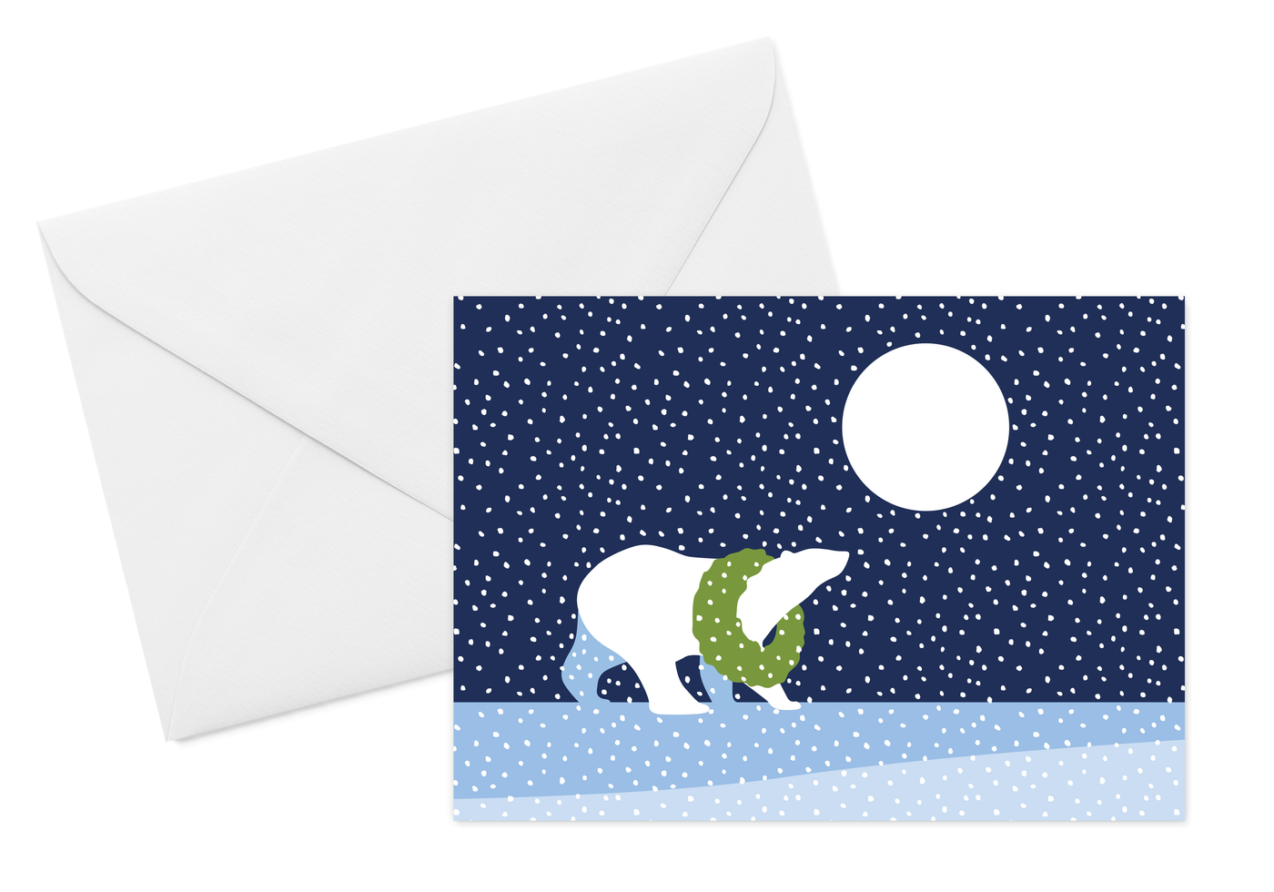 Arctic Antics Polar Bear Card