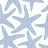 Seersucker Starfish Vinyl Placemat