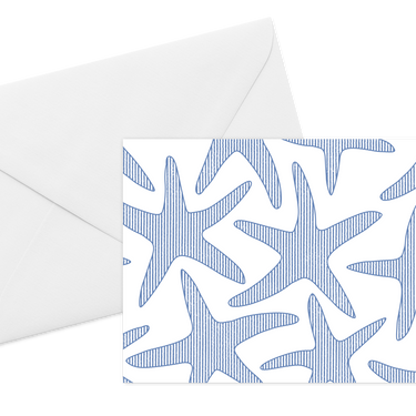 Seersucker Starfish Card