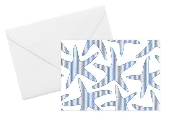 Seersucker Starfish Card