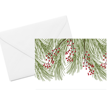Winterberry Pine Card