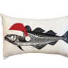 Christmas Cod Lumbar Pillow