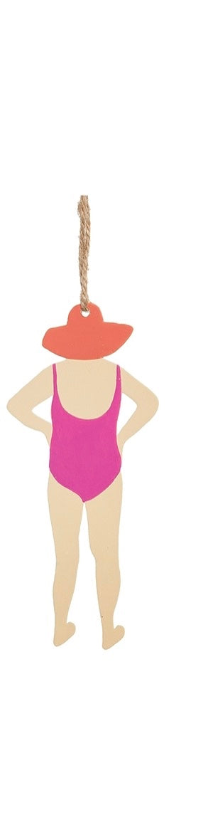 Beach Lady Judy Ornament