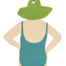 Beach Lady Nancy Ornament