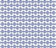 Porcelain Fish Kate Nelligan Design Cotton Fabric by the Yard