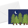 Midnight Snow Card