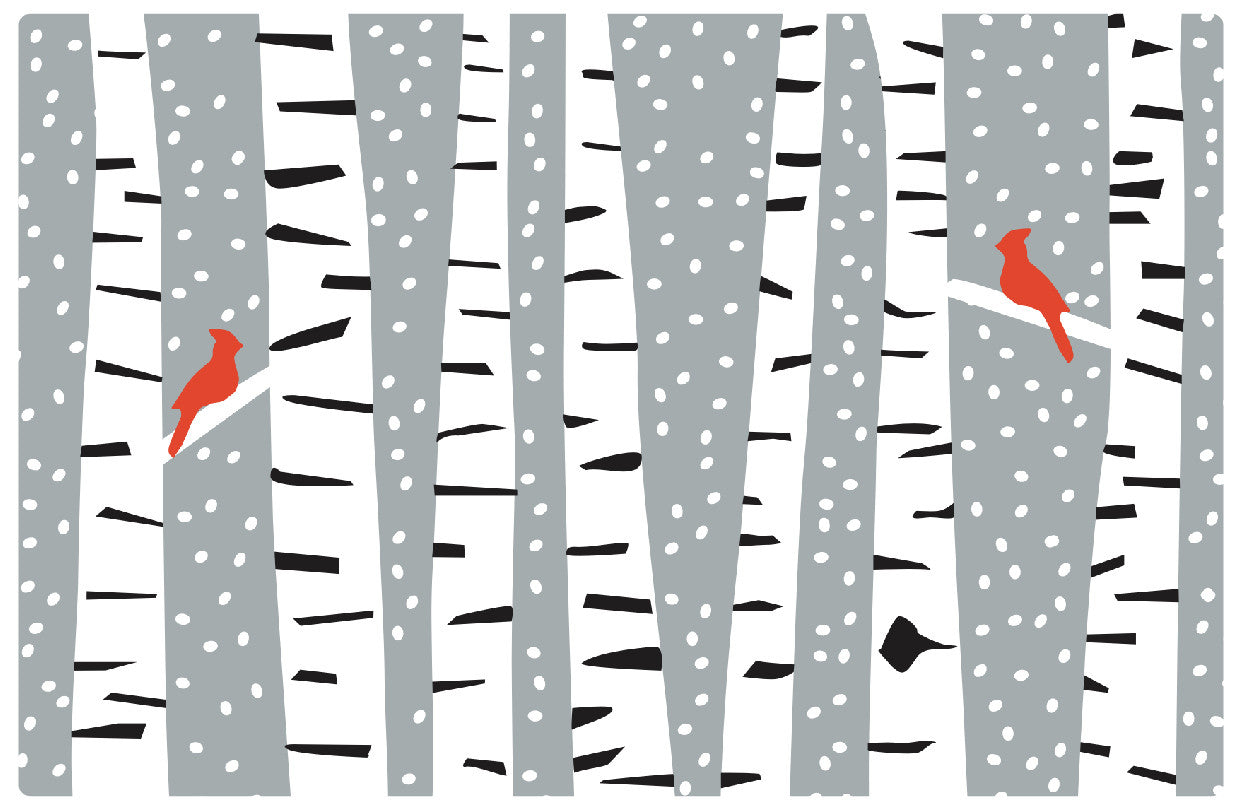Day Cardinal Vinyl Placemat