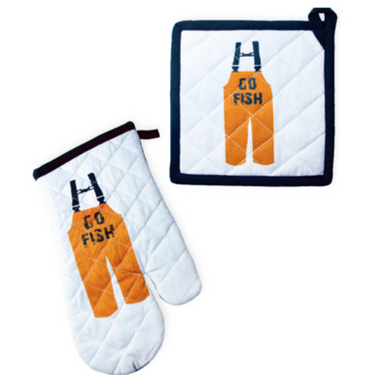Go Fish Pot Holder Set