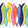 Fiesta Fish Vinyl Placemat