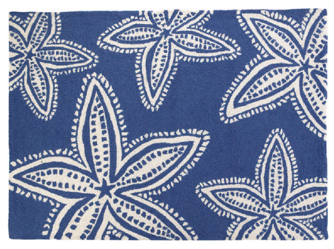 Starfish  Hook Rug