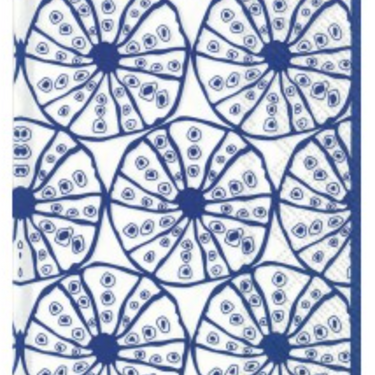 Navy Urchin Guest Towels (Blue Bounty)