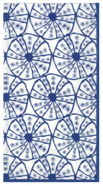 Navy Urchin Guest Towels (Blue Bounty)