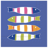 Picket Fish Cocktail Napkins