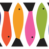 Rainbow Fish B Vinyl Placemat