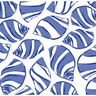 Periwinkles Vinyl Placemat