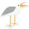Seagull Sticker/Larry