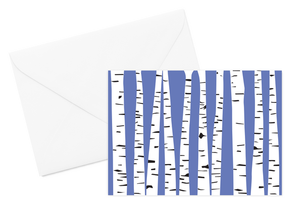 Blue Birch Card