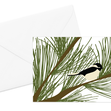 Chickadee Card
