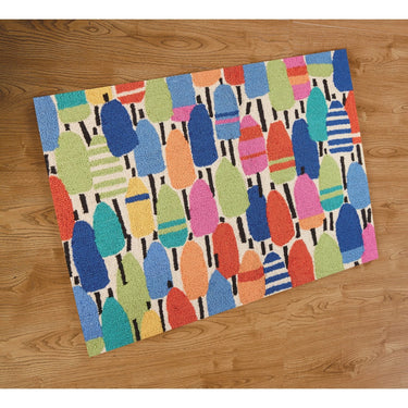 Buoy Accent Hook Rug