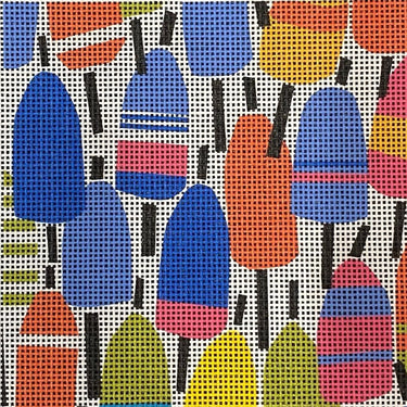 Kate Nelligan Design Classic Buoys Needlepoint Kit
