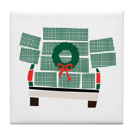 Christmas Lobster Truck Coaster