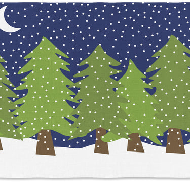Midnight Snow Table Runner