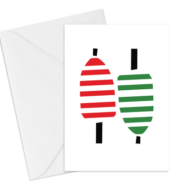 Striped Buoy Card