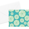 Turquoise Urchin Card